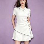 Women's White Slim Fit Short Sleeve T-Shirt Sporty Style 2026 Summer Top